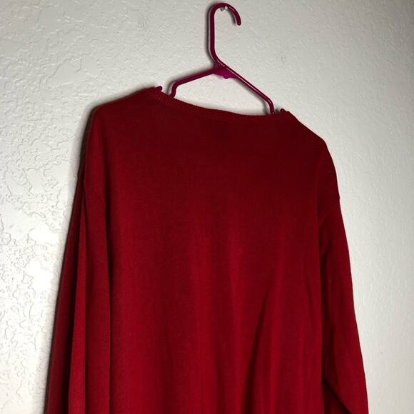 Vintage red white blue American flag button front cardigan size 1X 4th of July - Picture 12 of 14